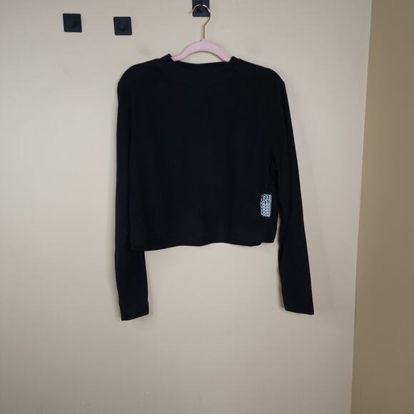 Rains Fleece W Sweatshirt in Black Size M - Picture 1 of 8